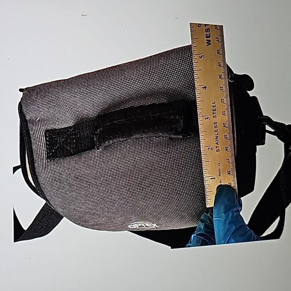 Vintage Optex Camera Bag, Adjustable Shoulder Strap, Black & Gray - Picture 8 of 10